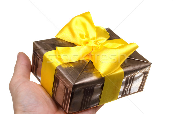 Giving present Stock photo © pixelman