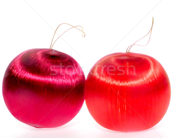 Stock photo: Christmas glass ball