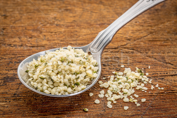 tablespoon of hemp seed hearts Stock photo © PixelsAway