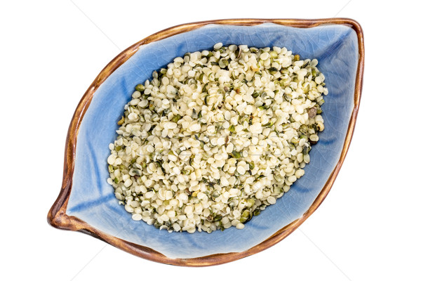 hemp seed hearts in a bowl Stock photo © PixelsAway