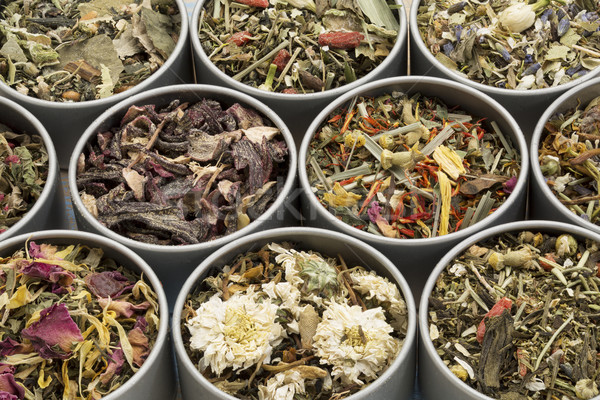 herbal tea sampler collection Stock photo © PixelsAway