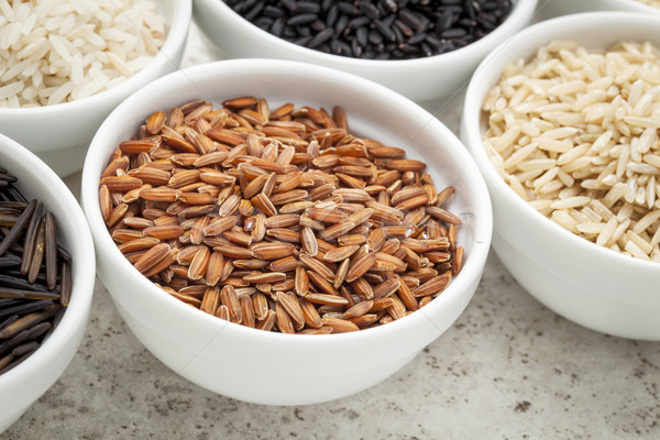 brown rice grain Stock photo © PixelsAway
