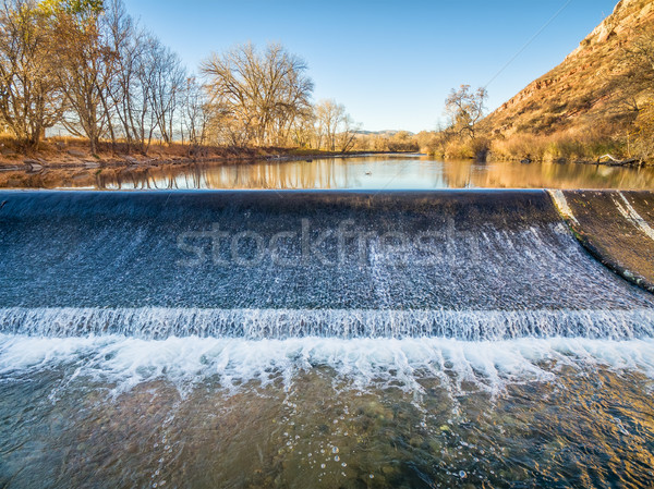diversion dam on Poudre River Stock photo © PixelsAway