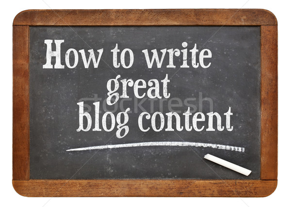 How to write great blog content Stock photo © PixelsAway