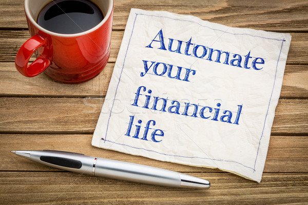 Automate your financial life Stock photo © PixelsAway