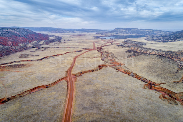 northern Colorado foothills aerial view Stock photo © PixelsAway
