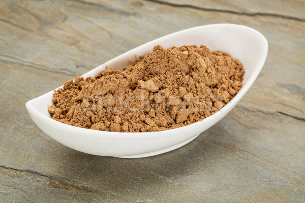 Stock photo: raw organic cacao powder