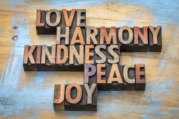 love, harmony, kindness, peace and joy  Stock photo © PixelsAway