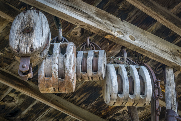 Vintage grange bois vieux atelier [[stock_photo]] © PixelsAway