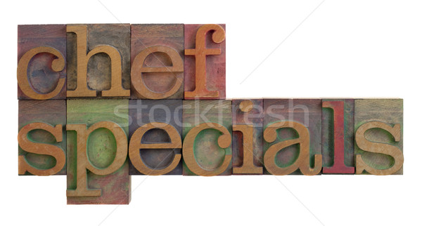 chef specials Stock photo © PixelsAway