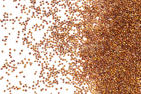 Stock photo: red quinoa grain
