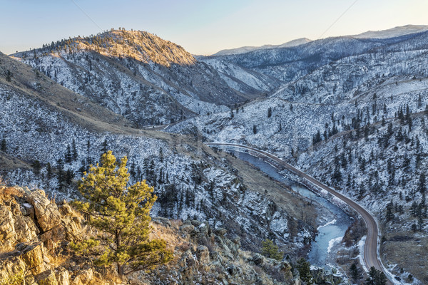 Cache la Poudre River Canyon Stock photo © PixelsAway