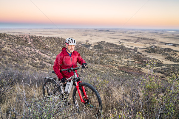 mountain biking in Colorado foothills Stock photo © PixelsAway