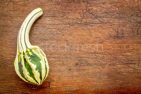 small gourd over rustic wood Stock photo © PixelsAway
