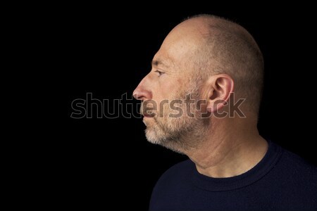 senior bearded man profile Stock photo © PixelsAway