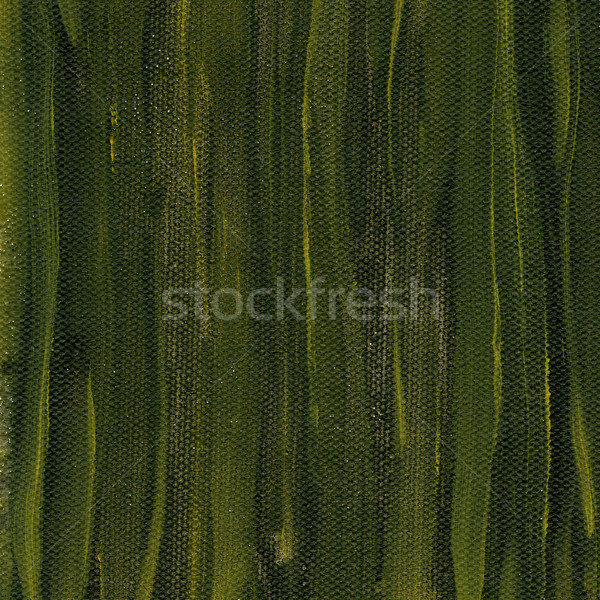 Grunge dunkel grünen Leinwand Wasserfarbe abstrakten Stock foto © PixelsAway