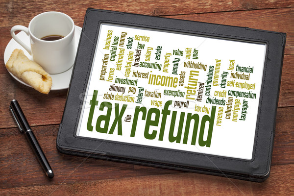 tax refund word cloud Stock photo © PixelsAway