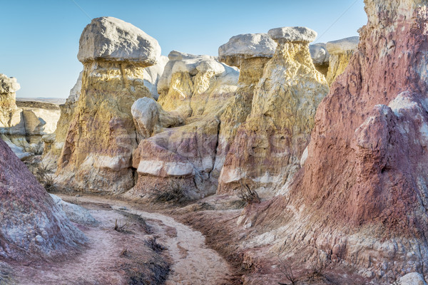 Erózió festék bánya agyag homokkő park Stock fotó © PixelsAway