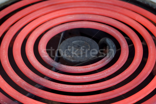 glowing hot electric range oven Stock photo © PixelsAway