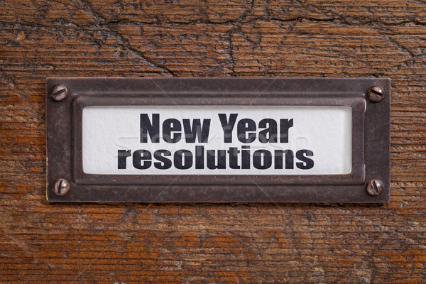 New Year resolutions Stock photo © PixelsAway