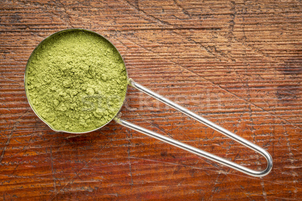 moringa leaf powder scoop Stock photo © PixelsAway