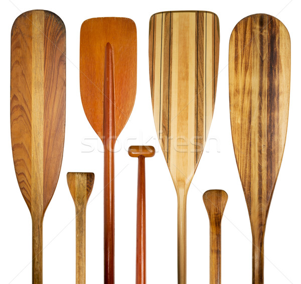 Madeira canoa abstrato variedade estilos Foto stock © PixelsAway