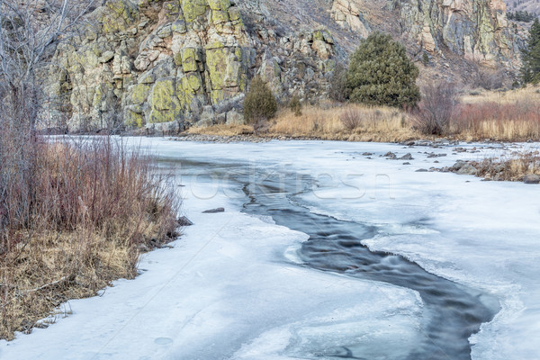 frozen river Stock photo © PixelsAway