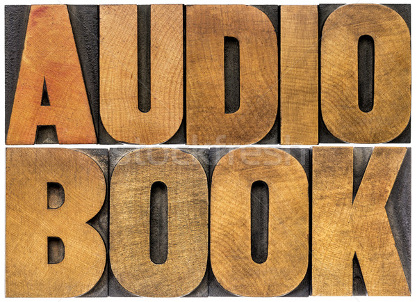 audio book word abstract Stock photo © PixelsAway