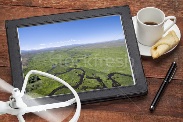 aerial photography concept Stock photo © PixelsAway