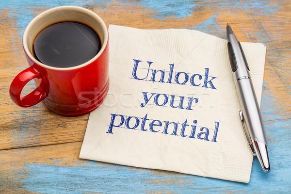 Unlock your potential reminder note Stock photo © PixelsAway
