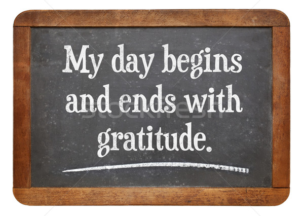 Positif mots jour gratitude vintage Photo stock © PixelsAway