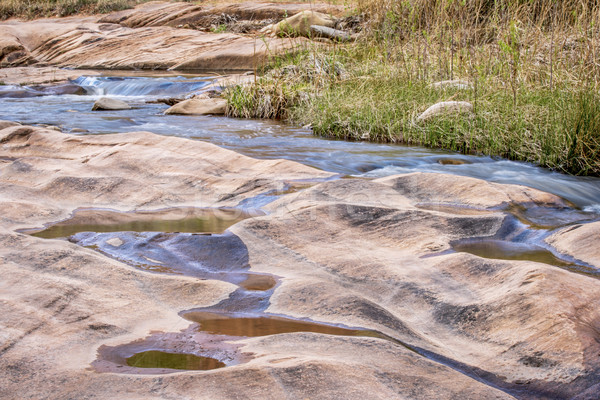 Strumienia piaskowiec formacja młyn zatoczka Zdjęcia stock © PixelsAway