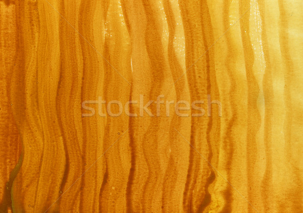 Braun Wasserfarbe abstrakten Hand gemalt wellig Stock foto © PixelsAway