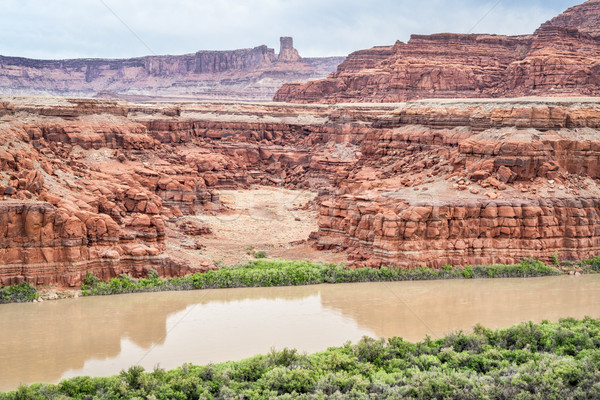 Rzeki kanion piaskowiec poniżej Zdjęcia stock © PixelsAway