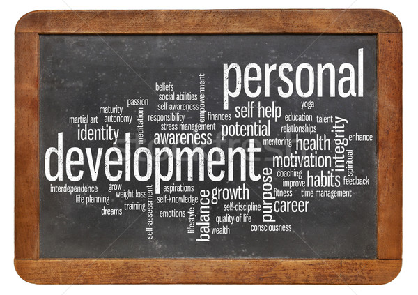 personal development word cloud  Stock photo © PixelsAway