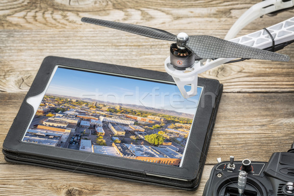 drone aerial photography concept Stock photo © PixelsAway