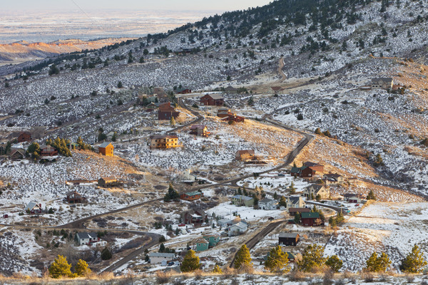homes in Rocky Mountains, Colorado Stock photo © PixelsAway