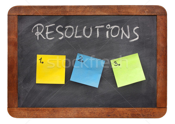 blank list of resolutions  Stock photo © PixelsAway