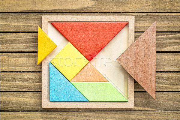tangram - Chinese puzzle game Stock photo © PixelsAway