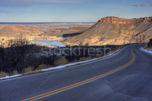 mountain highway at foothills of northern Colorado Stock photo © PixelsAway