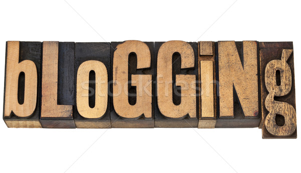 blogging word Stock photo © PixelsAway