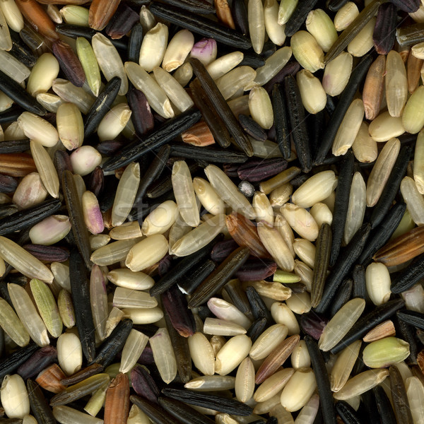 Brązowy basmati ryżu makro Zdjęcia stock © PixelsAway