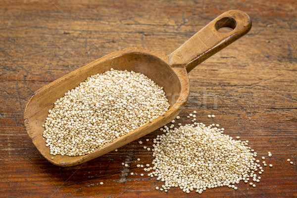 scoop of white quinoa Stock photo © PixelsAway