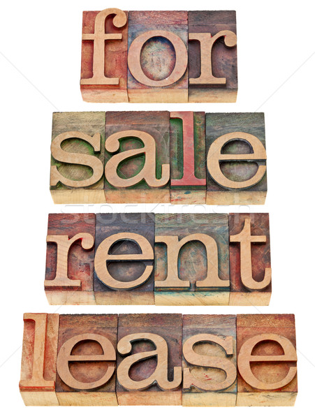 for sale, rent, lease Stock photo © PixelsAway