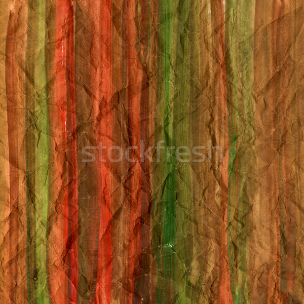 красный коричневый зеленый акварель аннотация окрашенный Сток-фото © PixelsAway