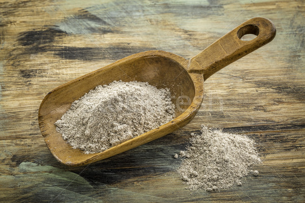 scoop of buckwheat flour Stock photo © PixelsAway