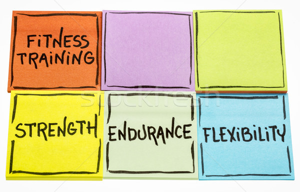 fitness training goals or elements Stock photo © PixelsAway