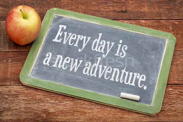 Stock photo: Every  day is a new adventure