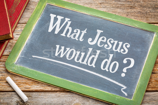 What Jesus would do question Stock photo © PixelsAway