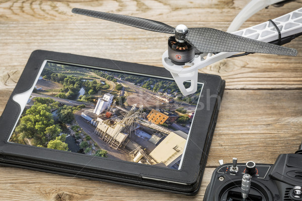 drone aerial photography concept Stock photo © PixelsAway